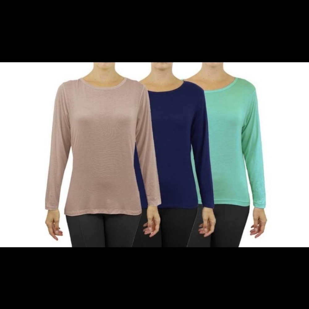 ♥️Bundle&Save♥️ 2pk Lightweight Long-Sleeve Tees